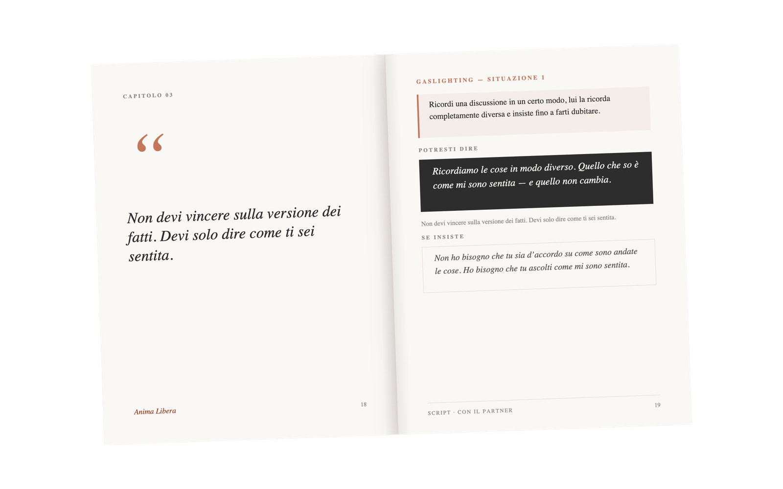 Pagine interne della guida